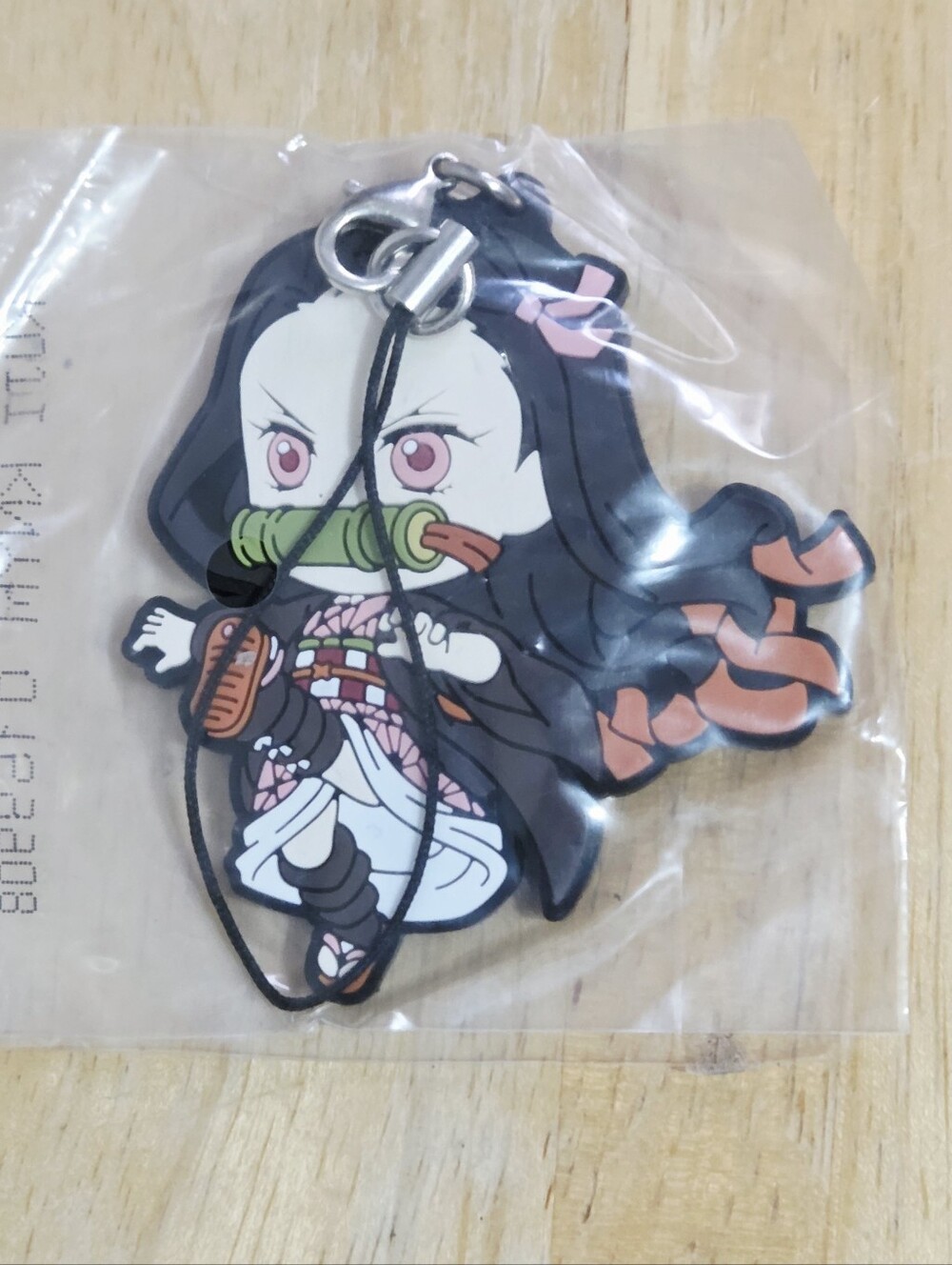 *4 for $20* Demon Slayer Kimetsu no Yaiba - Nezuko Kamado Rubber Strap Keychain